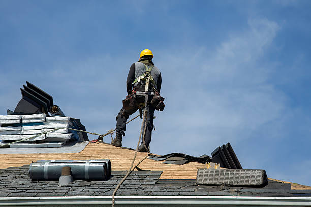 Professional Roof Installation technician working in Springville, UT